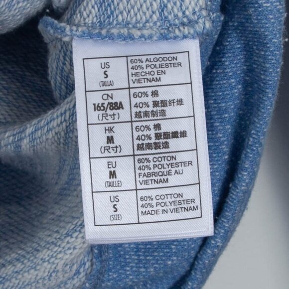 Disney Parks Mickey Mouse Heathered Blue Crewneck Sweatshirt Womens Size Small - Picture 4 of 6